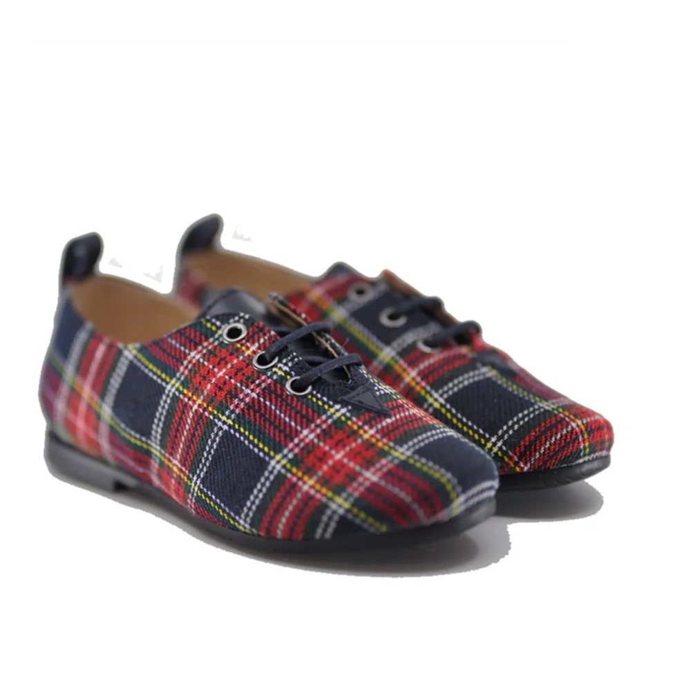 MANUELA SCOTLAND PLAID NAVY DERBY size 27